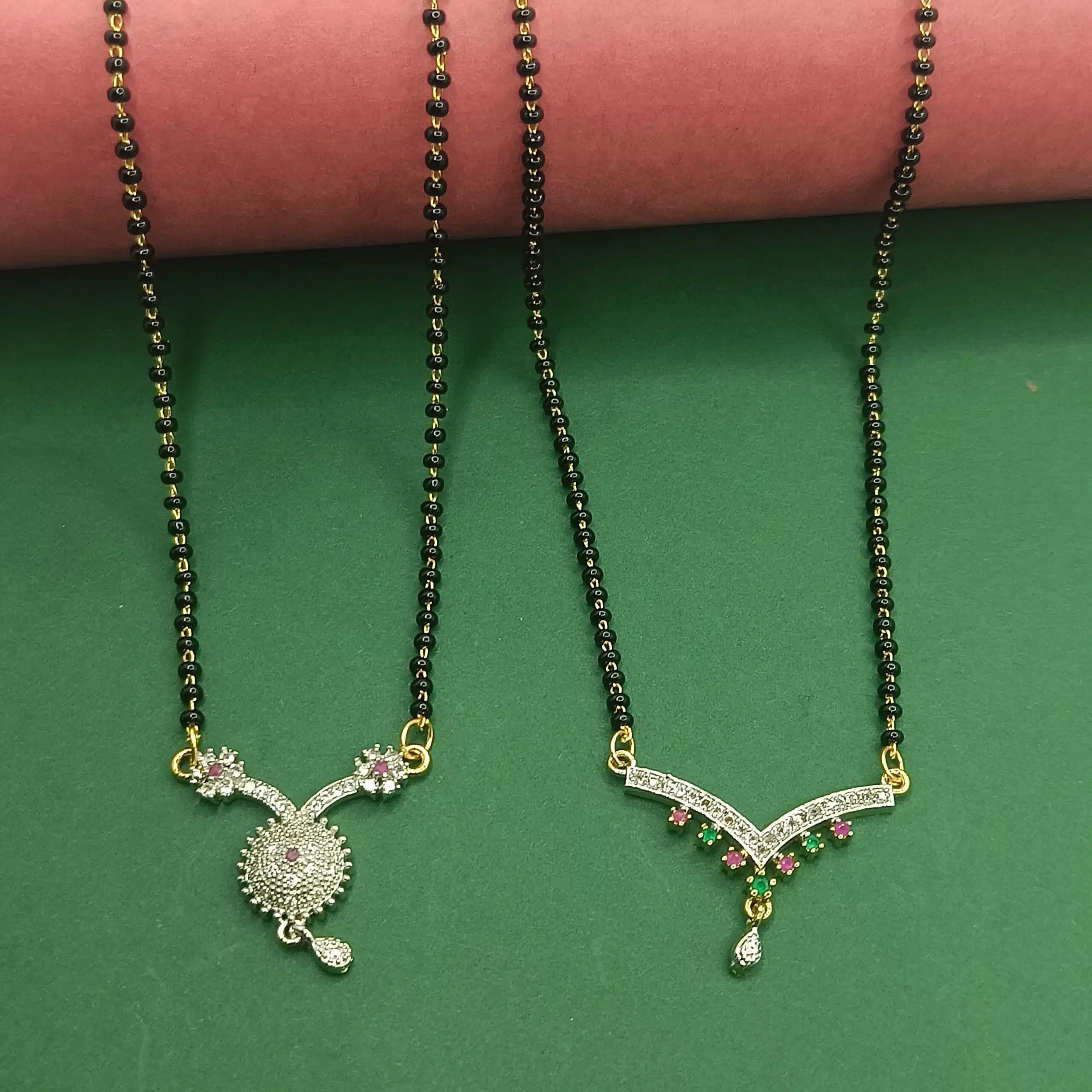 American Diamond Mangalsutra Design - Image 3